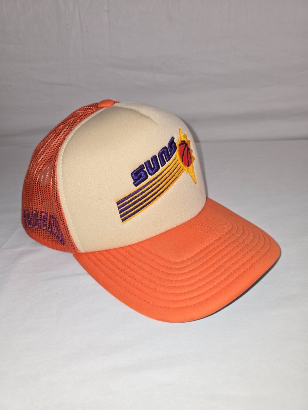 Mitchell & Ness Phoenix Suns Trucker SnapBack Hat Cap Mesh NBA - Picture 3 of 8